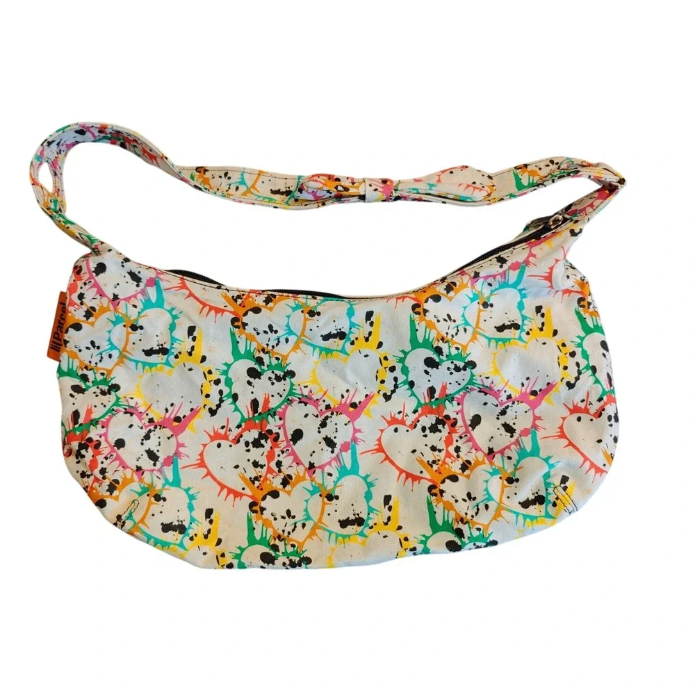 Ill Parcel Dalmatian Hearts‎ Print Shoulder Bag